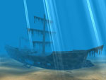 caribbean pirates 3D screensaver